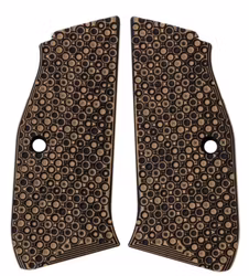 LokGrips - CZ Shadow 2 - Palm Swell Bogies - Brown/Black