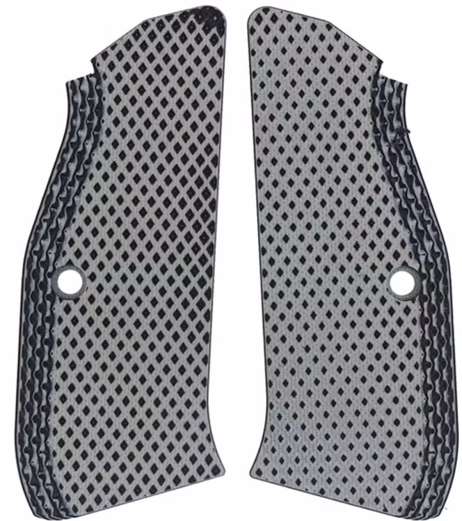 LokGrips - CZ Shadow 2 Thin Roughnecks - Light Grey Black