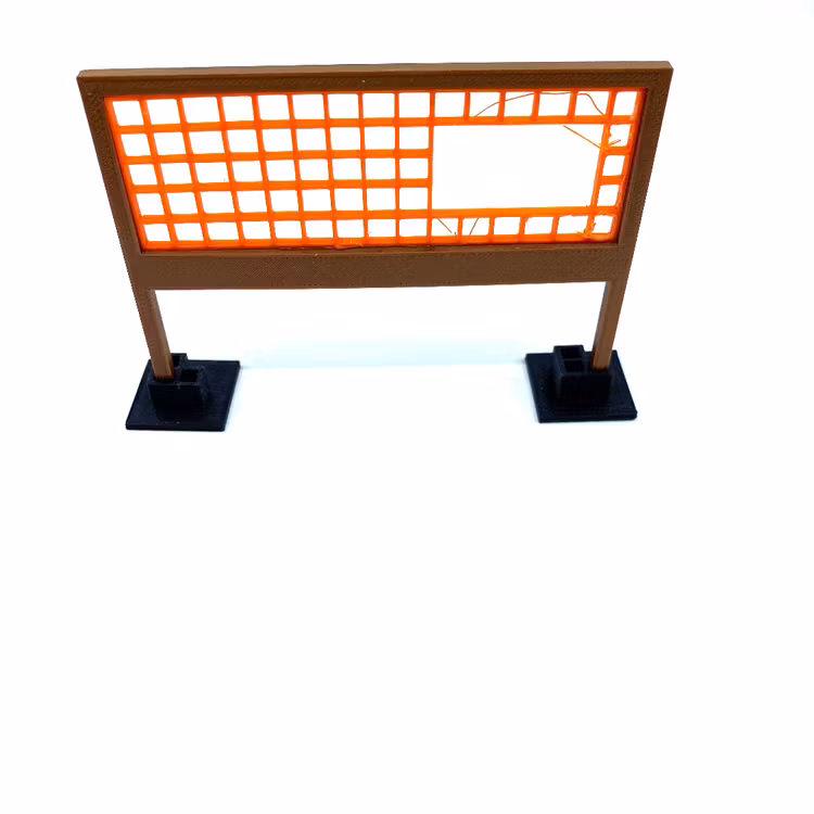 3D Stage Builder - IPSC 180cm/6ft wall left/right port and look under