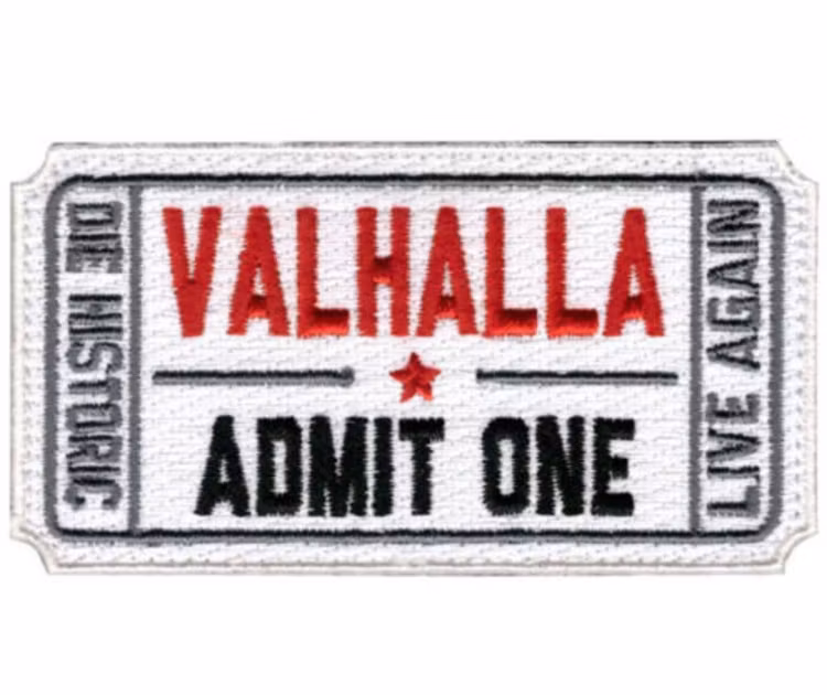 Valhalla Admit One - Patch