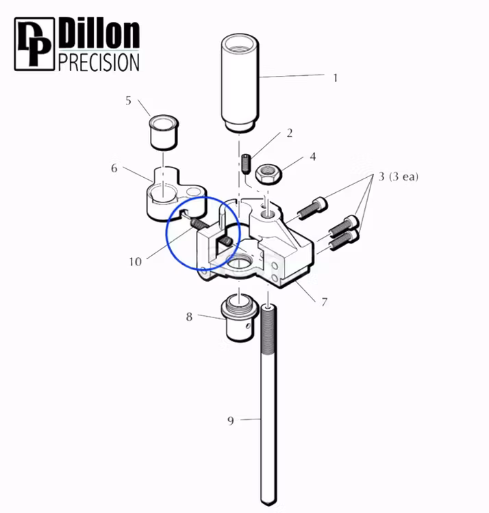 Eemann Tech - Replacement Casefeed arm return spring 13936 for Dillon XL650/XL750