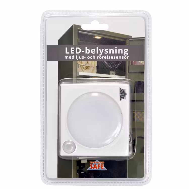 Scandinavian Safe - LED-belysning med ljus- och rörelsesensor