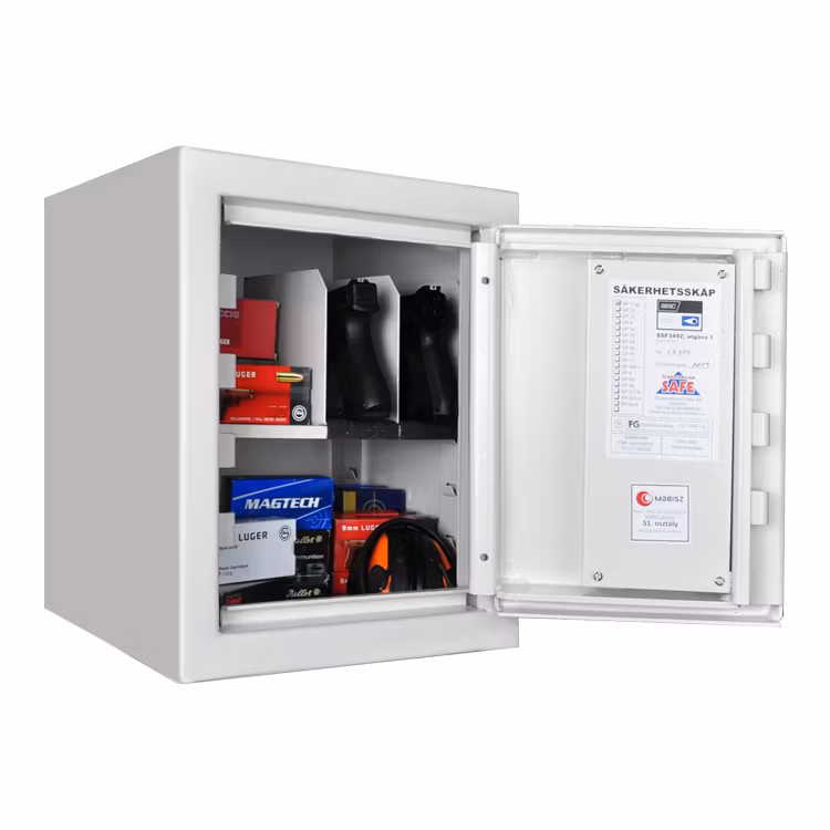 Scandinavian Safe - SP11 - Vit - Pistolskåp - SSF3492