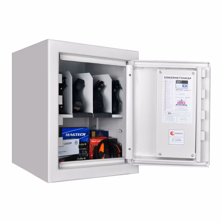Scandinavian Safe - SP11 - Vit - Pistolskåp - SSF3492