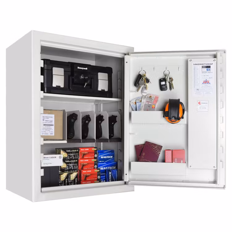 Scandinavian Safe - SP33 - Vit - Pistolskåp - SSF3492