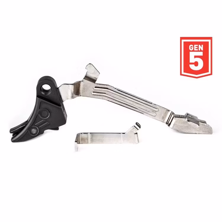 Zevtec - Fulcrum bar adjustable curved trigger for glock gen 5 9mm, .40, 357