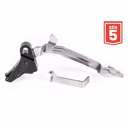 Zevtec - Fulcrum bar adjustable flat trigger for glock gen 5 9mm, .40, 357
