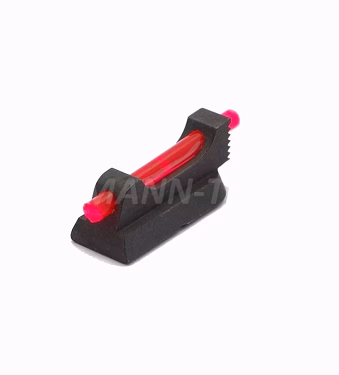 Eemann Tech -  Front sight for CZ 75, CZ shadow 2, checkered with 1,5mm fiber optics rod