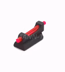 Eemann Tech -  Front sight for CZ 75, CZ shadow 2, checkered with 1,5mm fiber optics rod