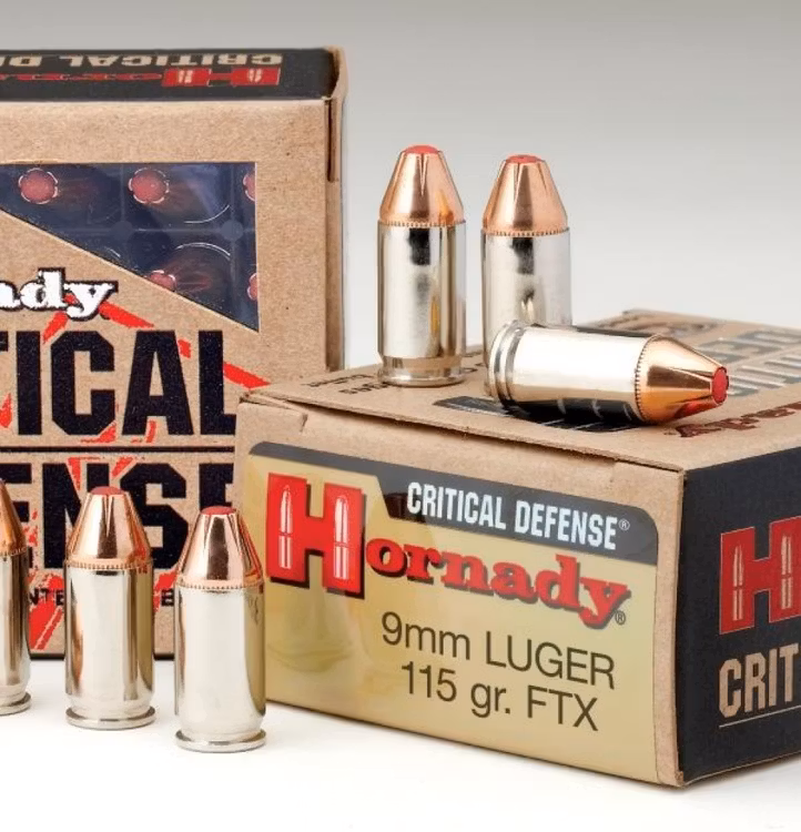 Hornady - Critical Defense Ammunition - 9mm - 115gr - FTX - 25 st/ask