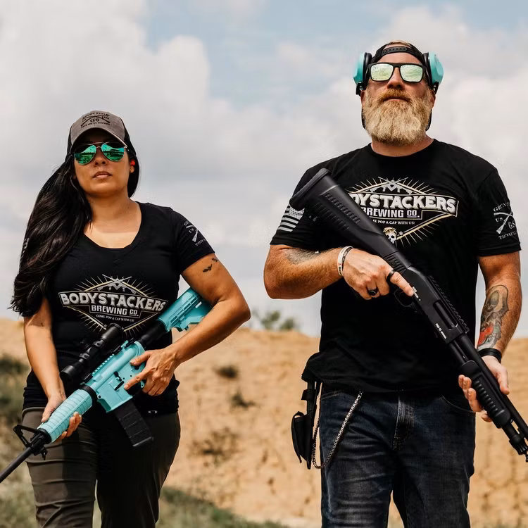 Grunt Style - Bodystackers brewing - T-Shirt - UTGÅTT