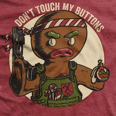 RU - Don't Touch My Buttons  - T-Shirt
