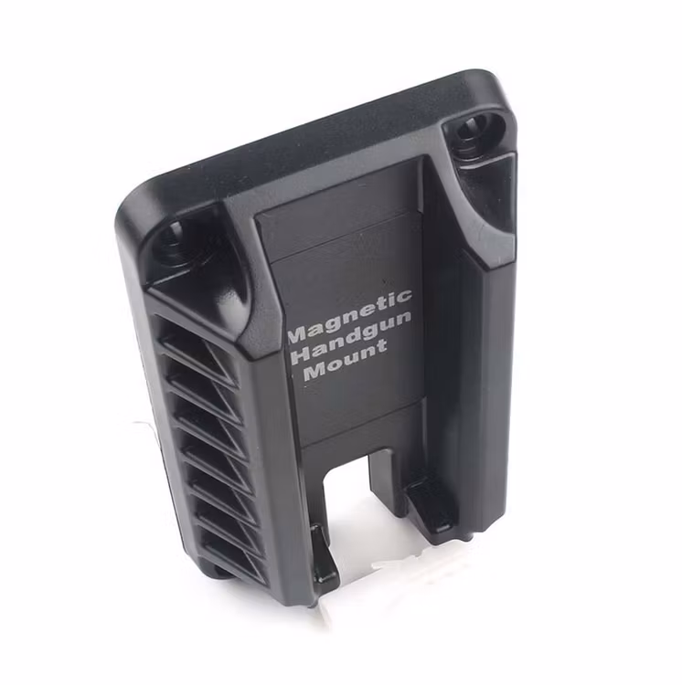 Magnetic gun mount.