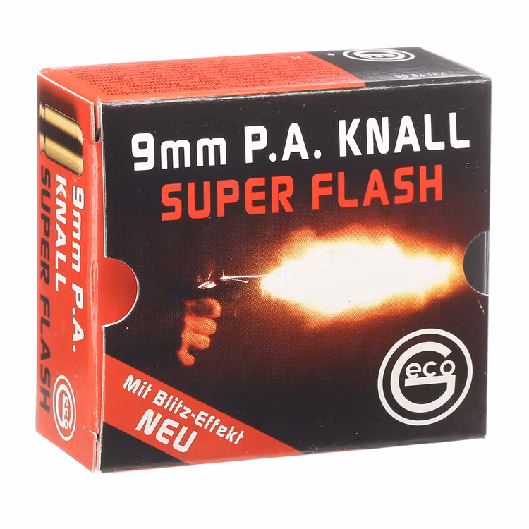 Geco - Blank cartridges - 9mm - Super Flash