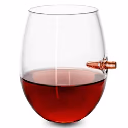Lucky Shot - Bullet Wine Glass (Stemless) - .308