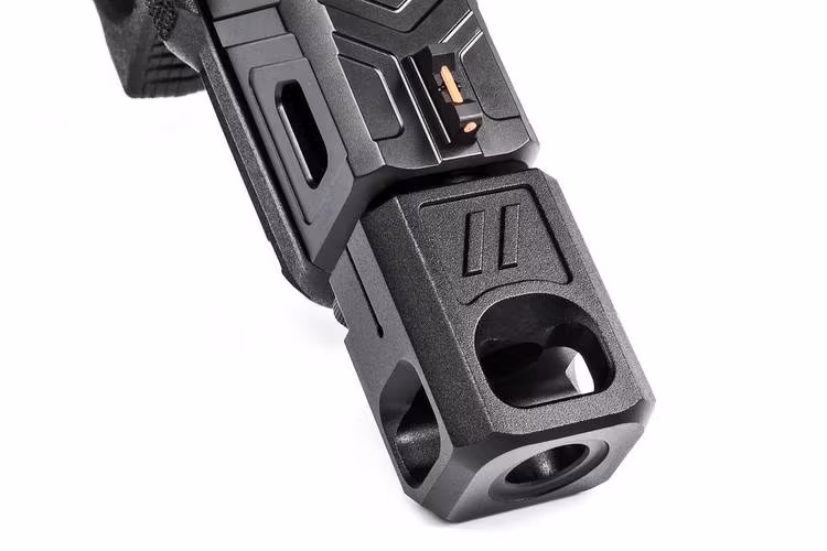 ZEV - Pro Compensator V2, 1/2x28 Threading, 9mm, Black