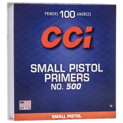 CCI - Standard small pistol primers -  No .500 clam