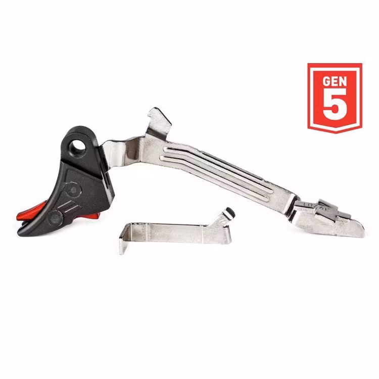 Zevtec - Fulcrum bar adjustable curved trigger for glock gen 5 9mm, .40, 357
