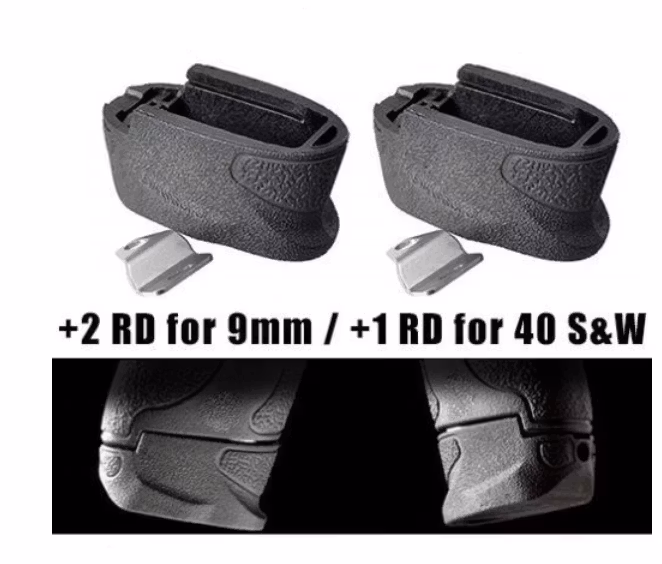 S&W M&P-shield - Magazine Plus +2 Extension for 9mm/40
