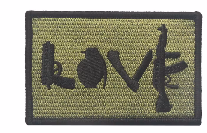 Weapons Love - Grön - Patch