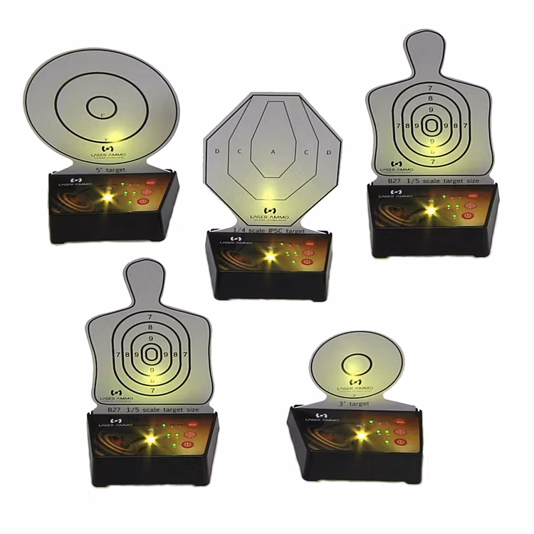 LaserAmmo - Interactive Multi Training Targets packs of 1, 3 or 5