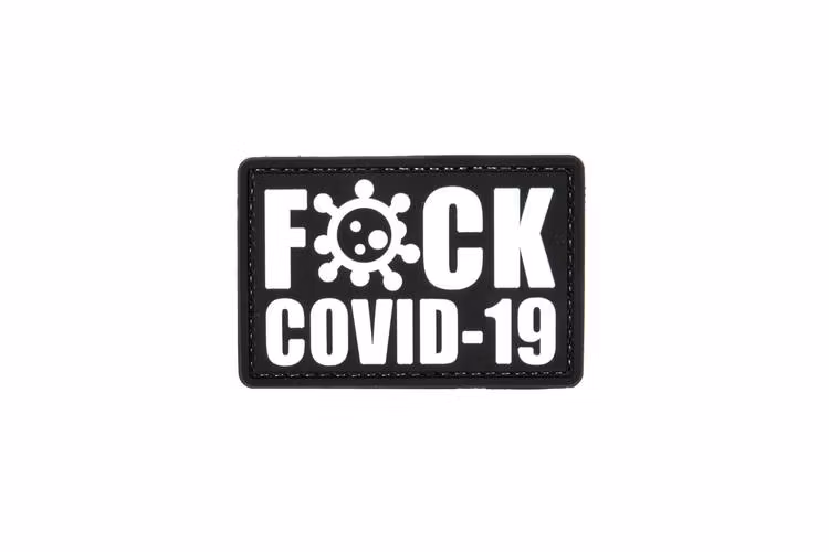 3D patch - COVID-19 - white