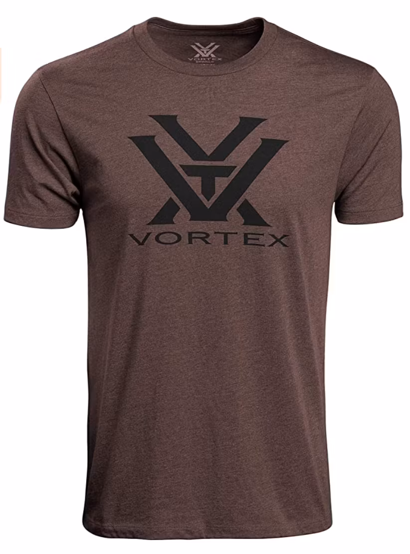 Vortex - Core Logo Short Sleeve T-Shirt Brown Heather  - UTGÅTT