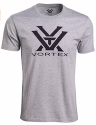 Vortex - Core Logo Short Sleeve T-Shirt Grey Heather - UTGÅTT
