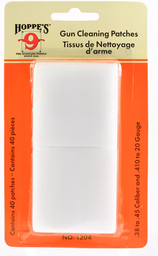 Hoppe's No. 9 - Gun Cleaning Patch, 16GA - 12GA - 300st