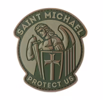 JTG - Saint Michael Patch - Rubber - Green