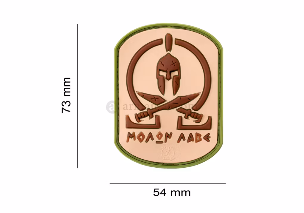 JTG - Molon Labe Rubber Patch - Desert