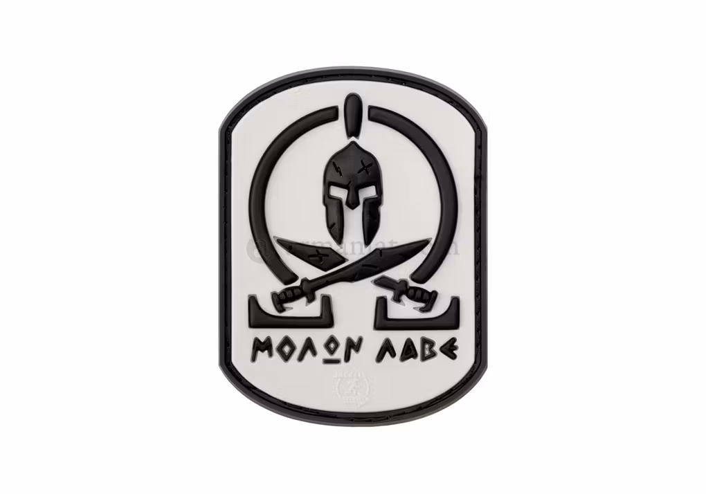 JTG - Molon Labe Rubber Patch - White