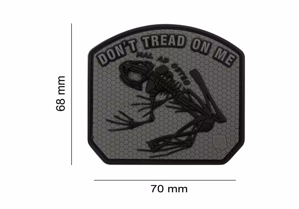 JTG - Don't Tread on me Frog - Rubber Patch