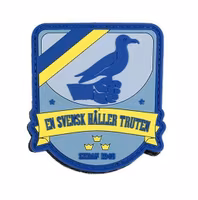 En svensk håller truten