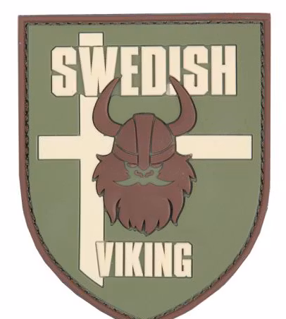 3D Patch - Swedish Viking - PVC