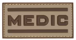3D Patch - Medic - PVC - Desert