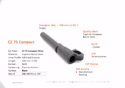 IGB - CZ 75 Compact - IGB 9x19 OEM Style