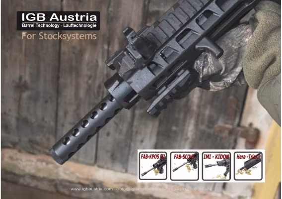 IGB - Ported shroud for 10 inch barrel