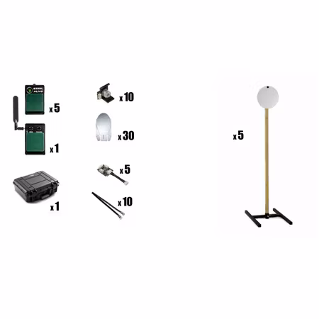 MTS - 5x Drill Target Interactive Steel Alive
