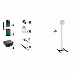 MTS - 5x Drill Target Interactive Steel Alive