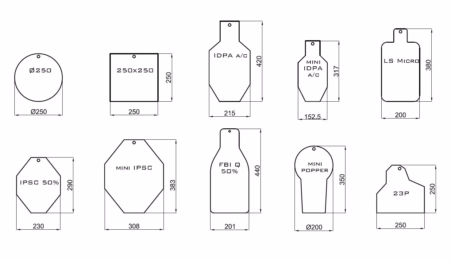MTS - Drill Target Indoor