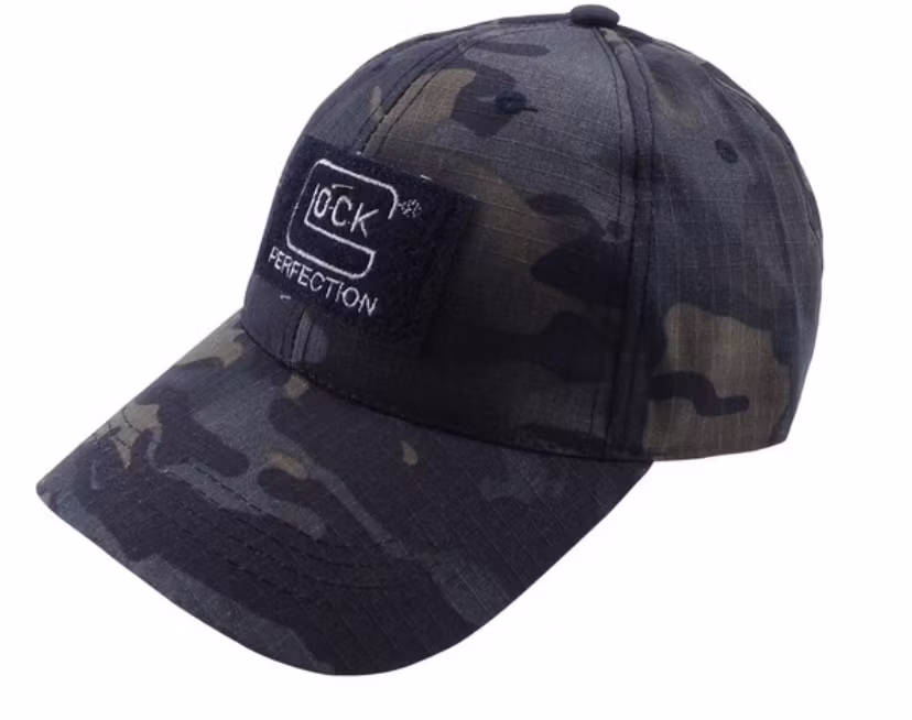 Glock - Perfection Cap with velcro - Black Camo
