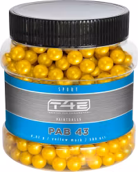 Umarex - T4E - Sport PAB 43 Paintball bullets Yellow .43 0,82g 500-Pack