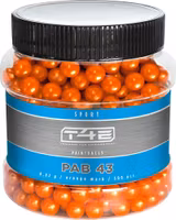 Umarex - T4E - Sport PAB 43 Paintball bullets Orange .50 1,26g 500-Pack