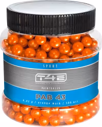 Umarex - T4E - Sport PAB 43 Paintball bullets Orange .50 1,26g 500-Pack