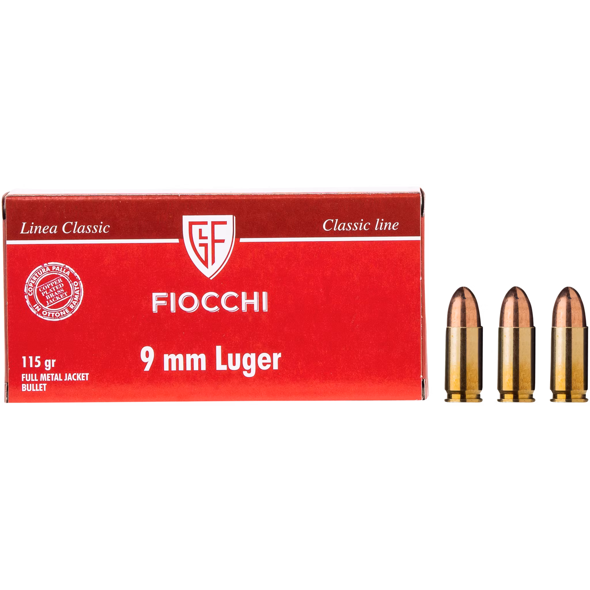 Fiocchi - 9mm - 115gr - FMJ - STD
