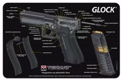 TekMat - Glock 3D Cutaway Gun-  Cleaning Bench Mat