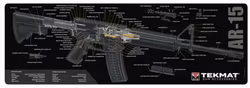 TekMat - AR-15 3D Cutaway gun - Cleaning Bench Mat