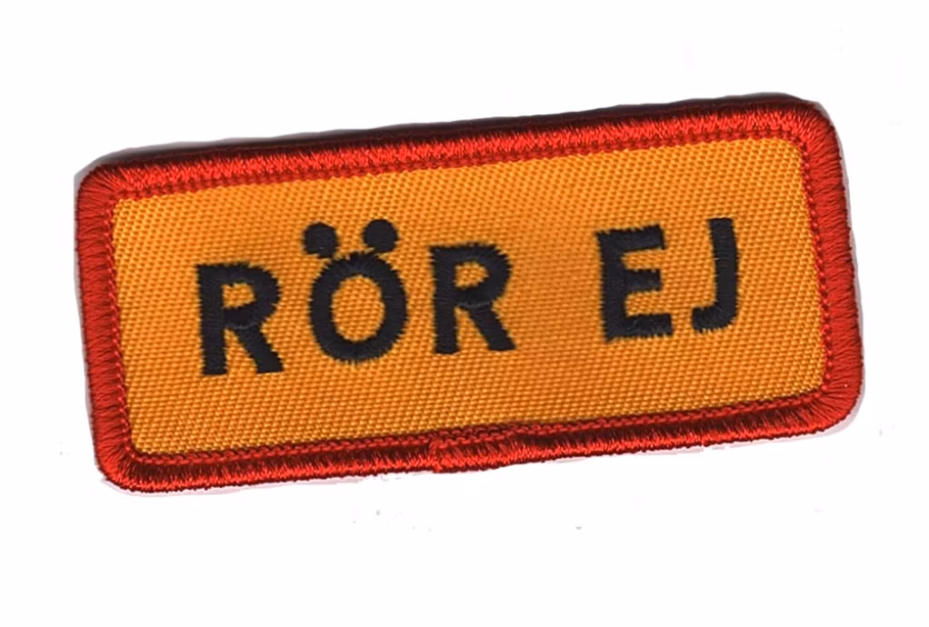 Rör Ej - Patch