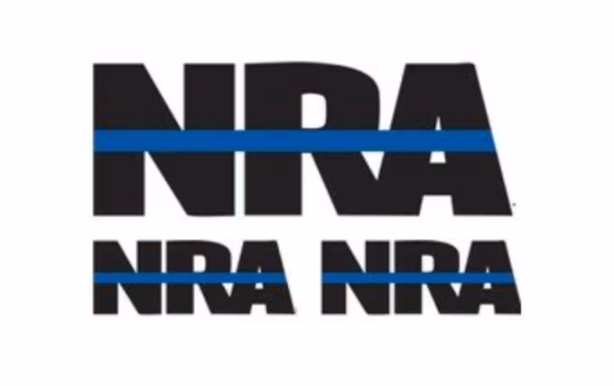 NRA - Thin blue line - Sticker set